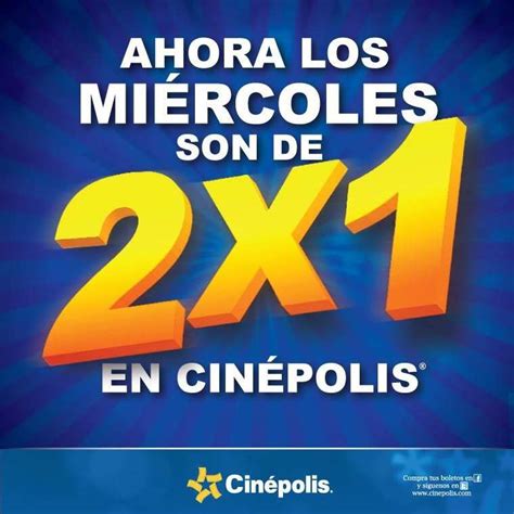 promocion 2x1 cinepolis